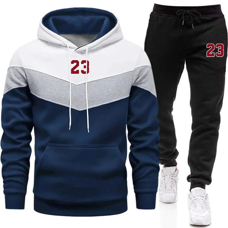 Winter Clothes - Nuova Tuta Sportiva da Uomo, Felpa