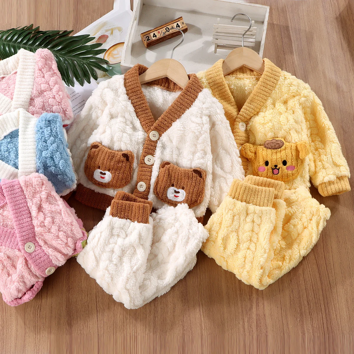 Winter Clothing Baby Boy - Nuovo Autunno Inverno Bambini Addensare Pigiama