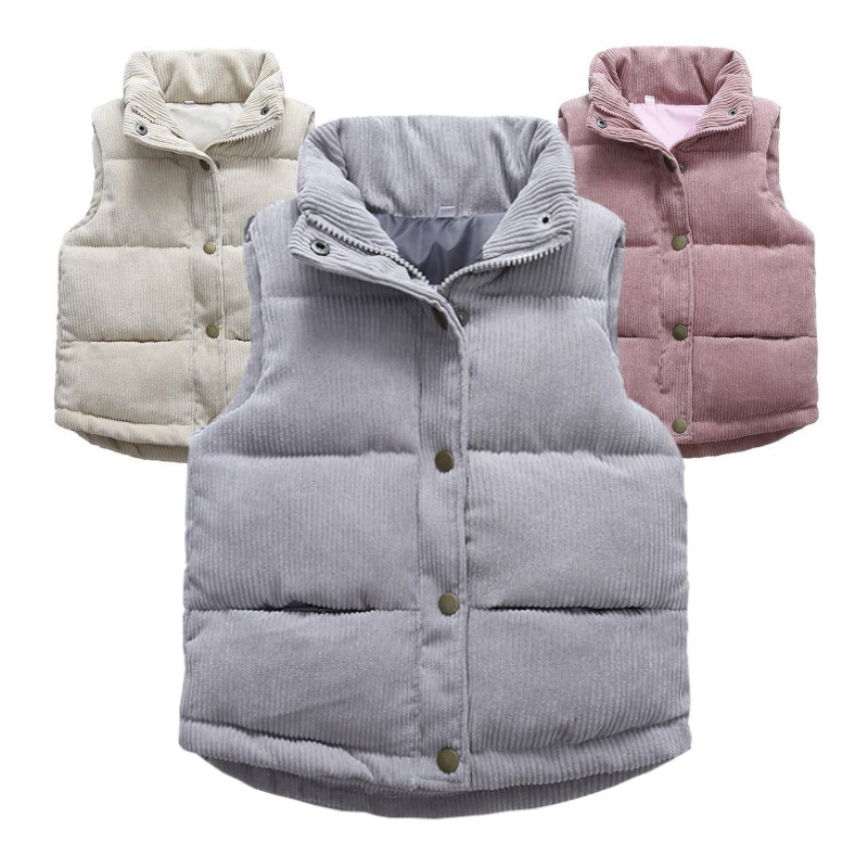 Winter Clothing Kids - Bambini ragazzi ragazze gilet di velluto