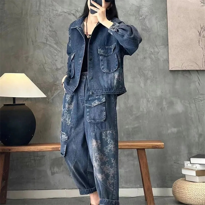 Winter Clothing Women Sale - 2025 Autunno Giacca di jeans Abiti