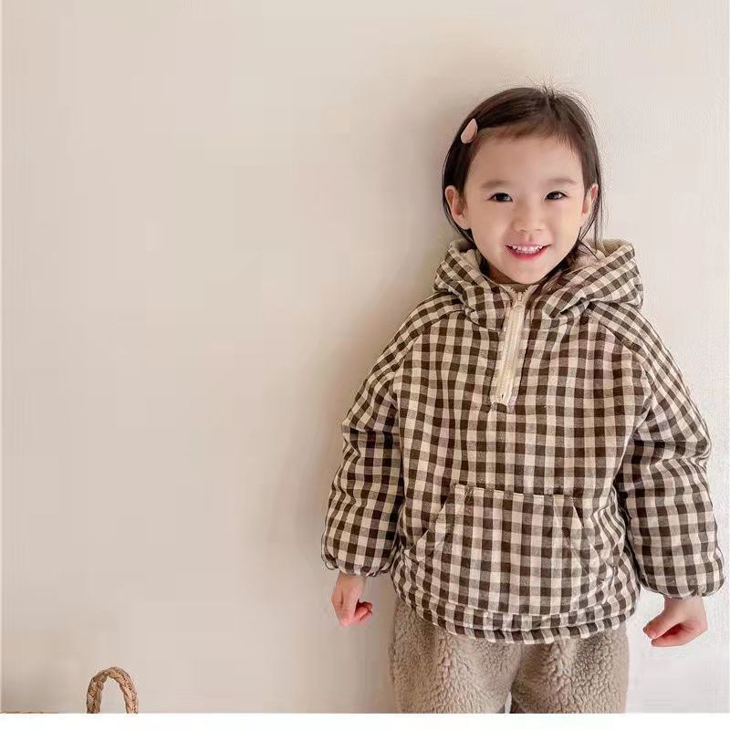 Moda Plaid Giacca per bambini  - Winter Clothing Baby Boy recensione e prezzo