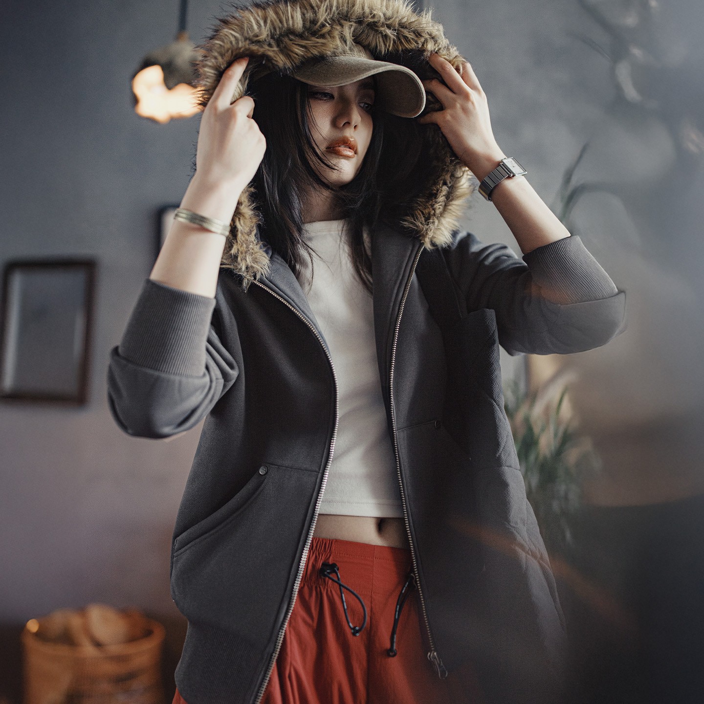 Maden Cappotto con cappuccio c - Fleece Hoodie Lined recensione e prezzo