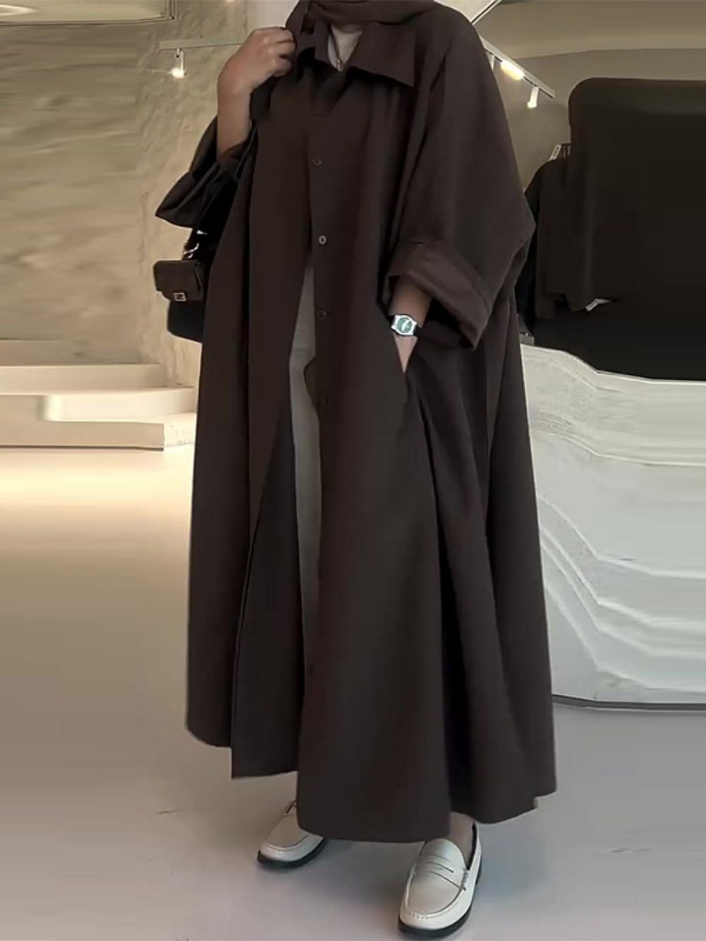 Eid Donne Musulmane Abaya Tren - Winter Clothing Women Sale recensione e prezzo