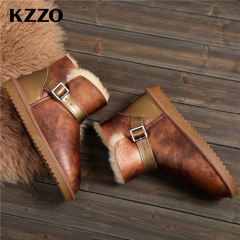 KZZO 2025 Nuovi Uomini Casual  - Snow Boot Fur Lined recensione e prezzo