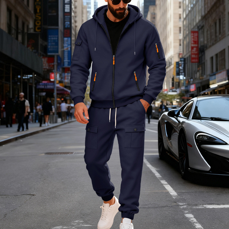 Tuta da uomo in pile pesante f - Fleece Hoodie Lined recensione e prezzo